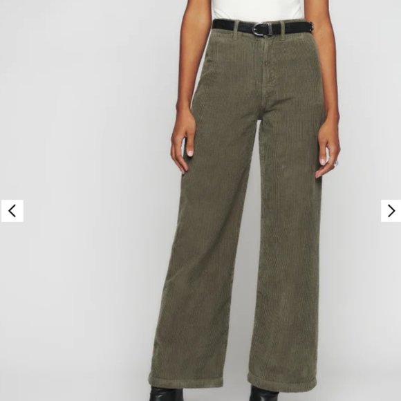 Logan Ultra High Rise Wide Leg Corduroy Pants - Picture 3 of 3